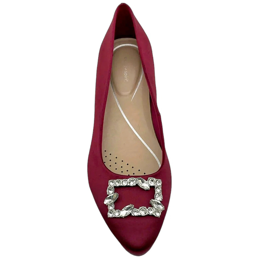 Easy Spirit Women's Eflex Carisma Pointy Toe Slip-on Dress Pumps Wine - Wide - Picture 2 of 3